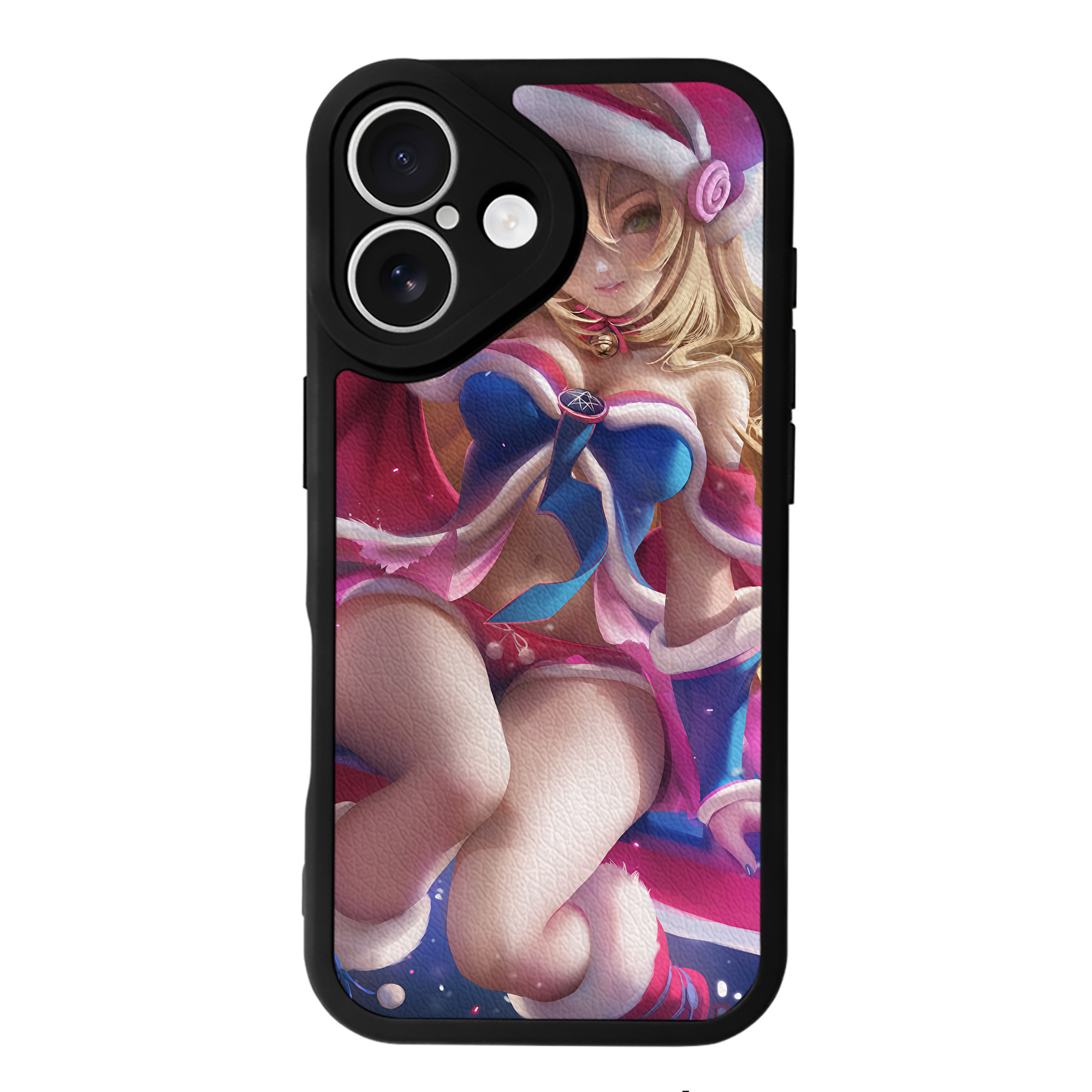 （画像用） 遊☆戯☆王 Yu-Gi-Oh! 【iPhone 16シリーズ対応】シリコンスマホケース（レザー調） 材質：シリコン